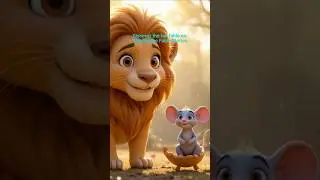 The Lion and the Mouse | When Kindness Becomes Strength!📖 TinyTickles Fable Stories