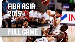 Japan v Qatar - Quarter-Final - Full Game - 2015 FIBA Asia Championship