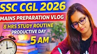 SSC CGL 2026 Study Vlog📚📖 🧿 #cglvlog #exam #cglmains2026 