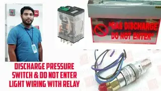 Fire Suppression system : How to terminate DPS & Do not Enter cable  with 24v DC relay?