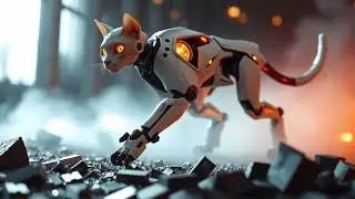 In 2100: How Cats Will Deliver Emergency Medicine Through Collapsed Cities | Future Cats