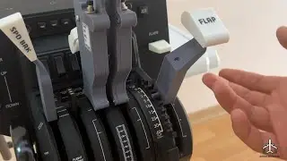 Boeing 737 Flap Lever Set for the Honeycomb Bravo Throttle Quadrant, Upgrade Kit, Modification