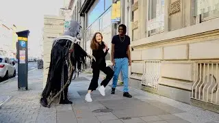 She has no Idea what's behind Her : Grim Reaper Scare Prank #4