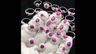 20$  per pice, natural ruby with silver. #natural #ruby #silver #rubygemstone #rubystone