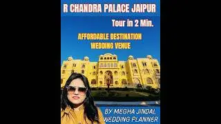 R Chandra Palace Jaipur Tour | Budget Palace Wedding Venue in Rajasthan