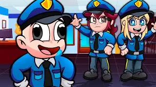 ¡24 HORAS en LA POLICIA! 👮🚓 BEBÉ NOOB en MINECRAFT con los BEBECITOS