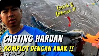 💢 Casting Catch And Release haruan bendang | Komplot ngan Anak.
