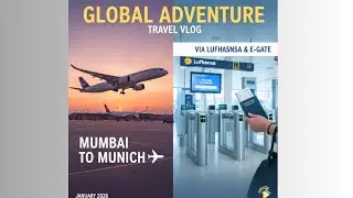 Mumbai to Munich: Smooth Travels with Lufthansa & E-Gate! ✈️🇮🇳🇩🇪