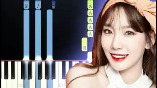 TAEYEON - Dear Me (Piano Tutorial)