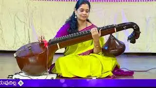 Dr Rajkumar Hits on Veena by Harini Seetharam Dr Raj B'day prog by Kala Bhoomi Raj Kala Vaibhava