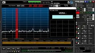 89 3 MHz Radio Vera with RDS FDM SW2