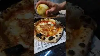 Pizza de Panceta com Raspas de Lim&atilde;o 🍋 🍕🇮🇹 #cooking #pizza #brasil #food #chef