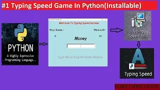 Typing Speed Game using Python in Hindi #1 |  Python mini projects #10 | forcode coder
