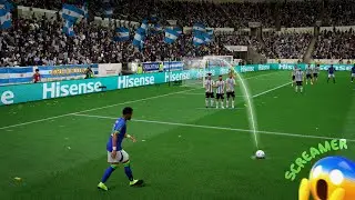 Top 5 Insane Neymar Free Kick Goals | Perfect Curve & Power