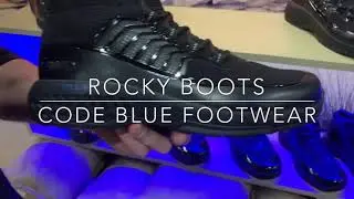 SHOT Show 2019 - Rocky Boots Code Blue Footwear ⚫️🔵⚫️