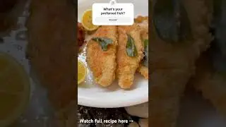 SOLE FILLET - best fish meal ever