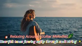 🎸Relaxing Acoustic Guitar Melodies 🌿. Heartfelt tunes flowing softly through each string ✨