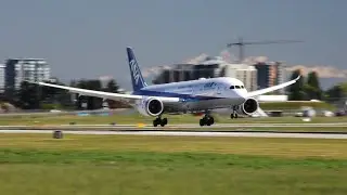 ANA 787-9 Landing at YVR