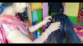 Nitpicking Hair Women Hand And Real Voice Haivy Lice Remove| Lice Remove Long Hair|