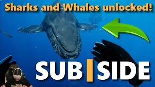 [4K] SUBSIDE is AMAZING! - Sharks and Whales unlocked! - All levels unlocked!
