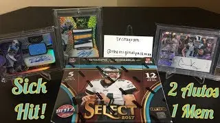 2017 Panini Select Football Hobby Box Break - SICK Hit!