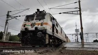 Amazing Departure Of Nagpur Sewagram SF Special | 4k UHD | RailfanRubal