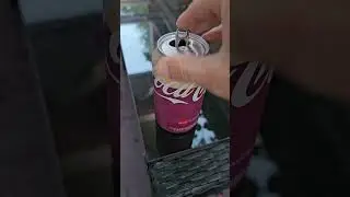 Coca Cola Cherry Vanilla can ASMR