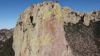Drone flight number 2 over Cave Creek Canyon in the Chiricahua Mountains.