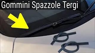 Sostituzione Gommini Spazzole Tergicristallo Nissan Qashqai, Anche Per Altre Auto