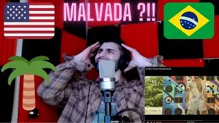 GRINGO QUE FALA PORTUGUÊS REAGE A ZÉ FELIPE - MALVADA !!!!