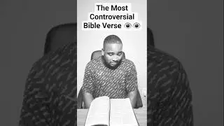 The Most Controversial Bible Verse 👁️👁️ #verse #shorts #faith