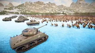 ARMY OF TANKS vs 1M SPARTAN WARRIORS | UEBS 2