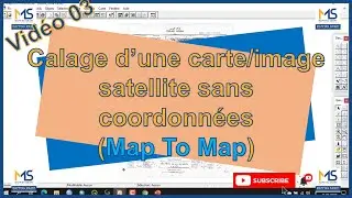 MapInfo 03: Géoréférencer une carte/image sans coordonnées (Map To Map)