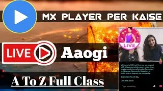 How To Live Stream On MX Player | MX Player Par Kaise Live Aaye | How To Enable Live Stream MX