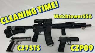CLEANING MY GUNS!