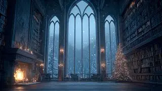 Soft Snow Outside, Firelight Within ❄️ A Winter Atmosphere for Deep Focus and Rest