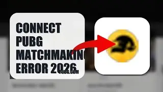 How To Connect PUBG Matchmaking Error 2026 (QUICK FIX)