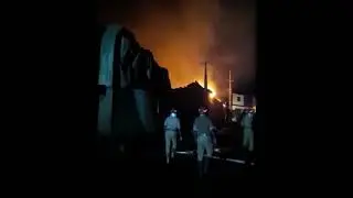 Massive fire in Ernakulam guts two factories at Edayar industrial area