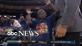 NBA All Star Weekend: Jarrius Robertson's slam dunk moment