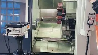 How to perform Z-axis accuracy detection on a lathe with Y-axis turning and lathe turning