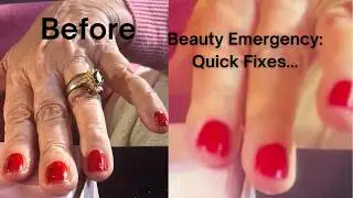 Red Nails Ruined? Try This Quick Trick