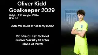 2024/25 Club Season ECNL Goalie Highlights