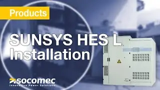 SUNSYS HES L - Outdoor energy storage system installation