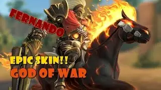 Paladins : Fernando Epic skin God of War!!