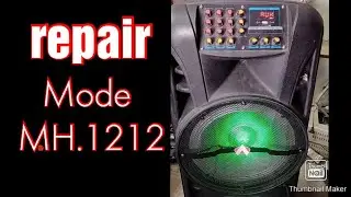 how to repair audionic speaker