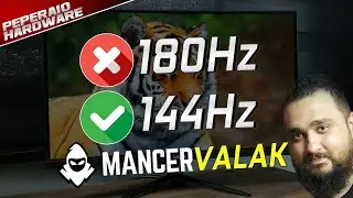 Review Monitor Mancer Valak 180Hz VA... Mas funciona MUITO melhor em 144Hz!