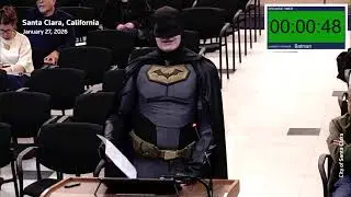 STRONG LANGUAGE WARNING: 'Batman' argues against help for ICE at US city council meeting