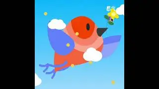Flying Bird Interactive Game - P5js