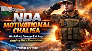 NDA Motivational Chalisa 🔥| New song 2026| Speed-Up Anthem | Crack NDA Exam 🇮🇳 #nda #iit 
