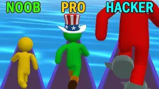 NOOB vs PRO vs HACKER in Giant Rush! | New Update Gameplay (iOS,Android)